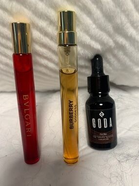 Burbury goddess, Bvlgari Allegra, travel sizes , Goda for her